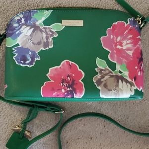 kate spade Green Floral Crossbody Bag